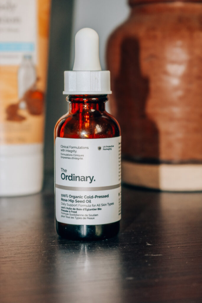 Winter skincare product The Ordinary's Rose Hip Seed Oil